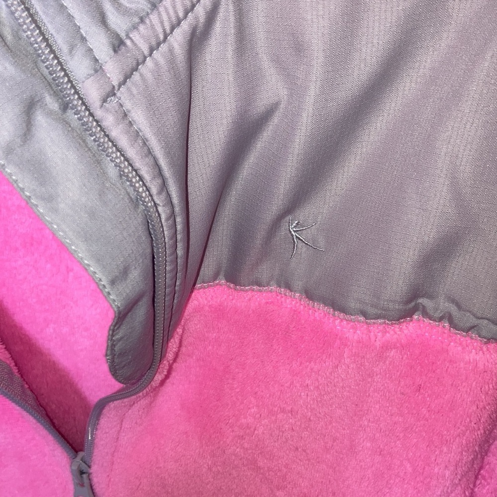 DANSKIN PINK FLUFF JACKET polar fleece jacket used - Picture 2 of 10